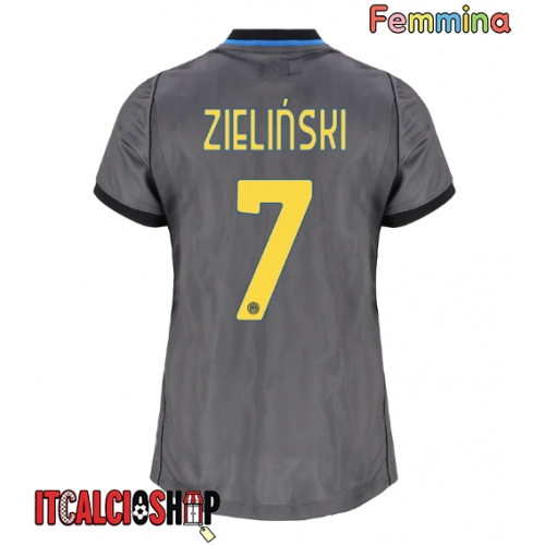 Inter Milan Piotr Zielinski #7 Terza Maglia Femmina 2026-27 Manica Corta